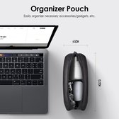 13 Inch Laptophoes PC Handdoek Tas, donker zwart