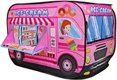 Ijs Vrachtwagen Opvouwbare Speeltent - Kinderen spelen Huis Binnenshuis Buiten Speelgoed Grote Gift voor Meisjes Jongens 3 4 5 Jaar Oud