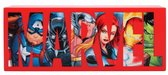 Marvel Avengers Logo Lamp – Officieel Gelicentieerde Disney Merchandise, 2 Lichtstanden, Decoratief Displaybord voor Marvel-fans, Werkt op USB of Batterijen – Paladone