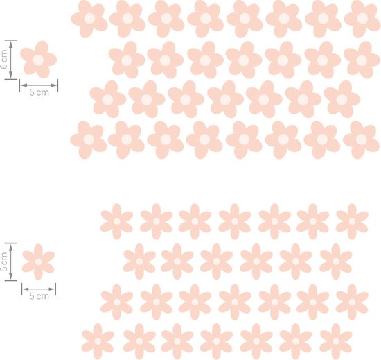 Stickers muraux - Marguerites IX - Marguerites roses IX