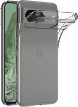 Google Pixel 8A Coque arrière Antichoc Silicone Transparent