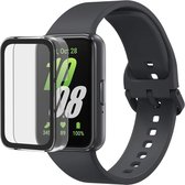 Hoesje voor Samsung Galaxy Fit 3 - Harde beschermhoes transparant scherm gehard glas