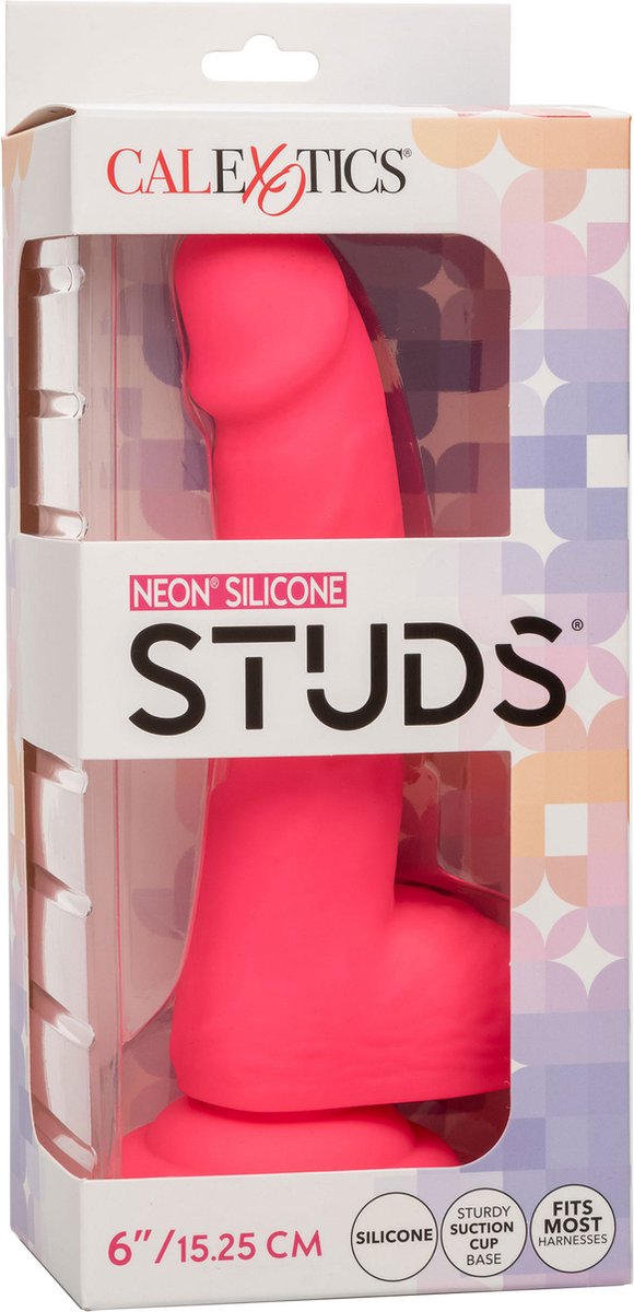 Neon Siliconen Studs 6 inch