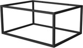 INK Ferro wastafel - frame 60x45x27cm - staal zwart mat