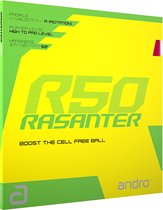 Andro Rasanter R50 Professionele Tafeltennisrubber 1.7mm Zwart