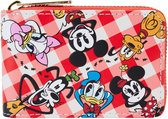 Disney Loungefly Creditcardhouder Mickey and Friends Picnic