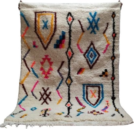 Marrokaans Azilal vloerkleed 150 x 100cm - berber tapijt