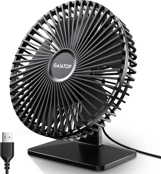 TECKNET Handventilator, draagbare ventilator met powerbank, 5200 mAh, mini- ventilator, USB-oplaadbaar met 3 instelbare snelheden, perfect voor reizen in de open lucht, wit
