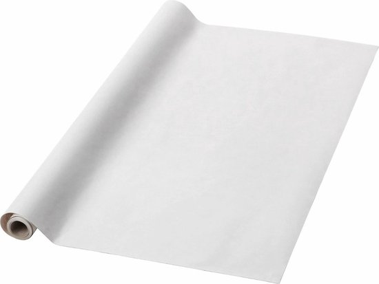 Witte kraft pakpapier cadeaupapier inpakpapier - 10 meter x 100 cm - 4 rollen