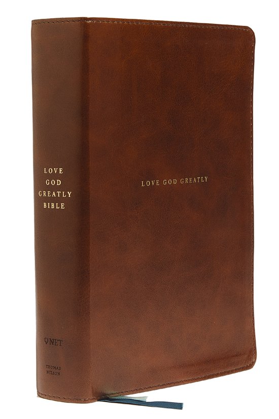 Foto: Love god greatly bible a soap method study bible for women net brown leathersoft comfort print 