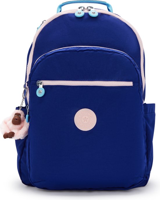 Kipling SEOUL Sac à dos, 27 litres, compartiment ordinateur 15 pouces - Solar Navy C