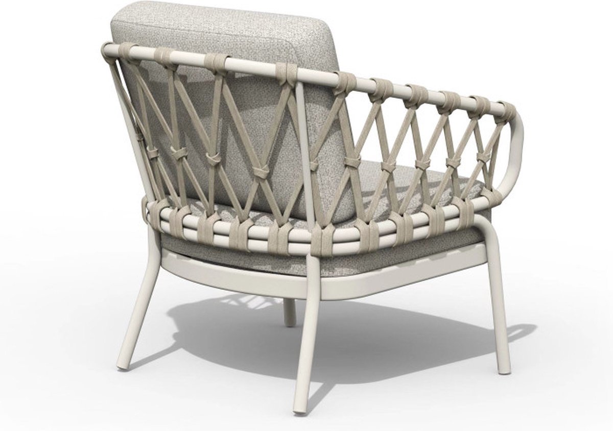 Tierra Outdoor Chaise de jardin Natal - Low Dining - Creme White