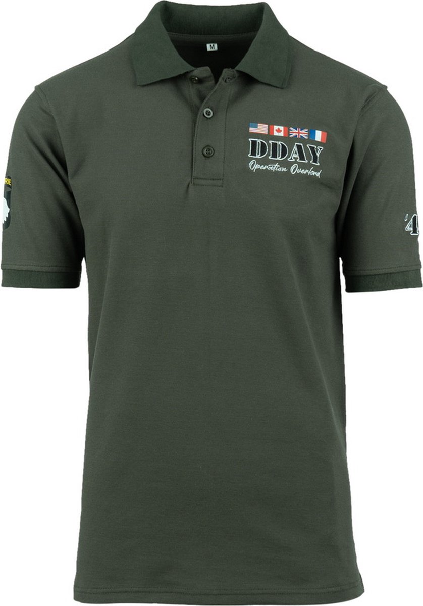 Fostex Polo D-Day 1944 3XL Groen