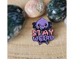foto van Spin stay weird, Enamel pin, speldje, verzamelen