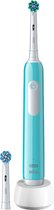 Oral-B Pro 1 - Oplaadbare Elektrische Tandenborstel - Met Drukregeling - Turquoise + Extra Opzetborstel