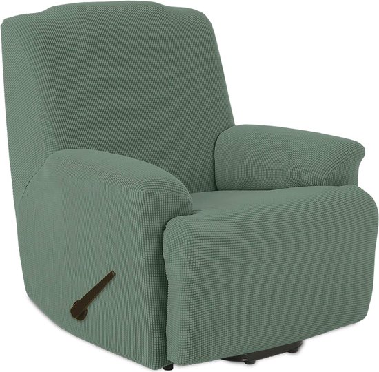 Housse pour Fauteuil Jacquard 1 Place, Housses de Fauteuil, Housse de Fauteuil Extensible Housse de Fauteuil Extensible pour Fauteuil Relax Housse pour Fauteuil (1 Place, Blauw)