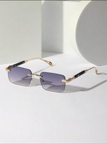 Fashion Unisex Zonnebril 2025 - Retro & Polarized Paars zonnebril heren - zonnebril dames