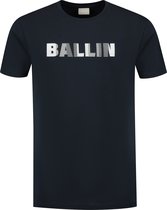 Ballin Amsterdam - Heren Regular fit T-shirts Crewneck SS - Navy - Maat XXL