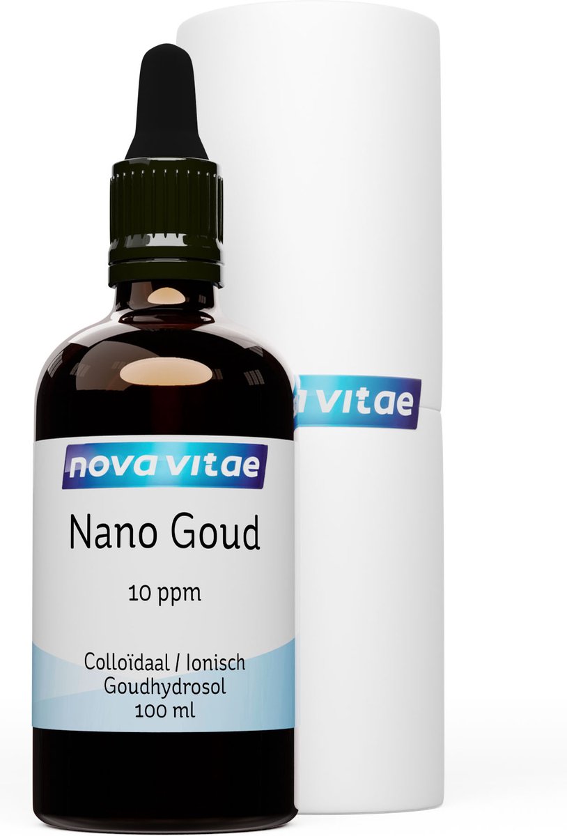 Goedkoopste Nova Vitae - Nano Goud - 10 ppm - Colloïdaal - Ionisch - goudhydrosol - 100 ml