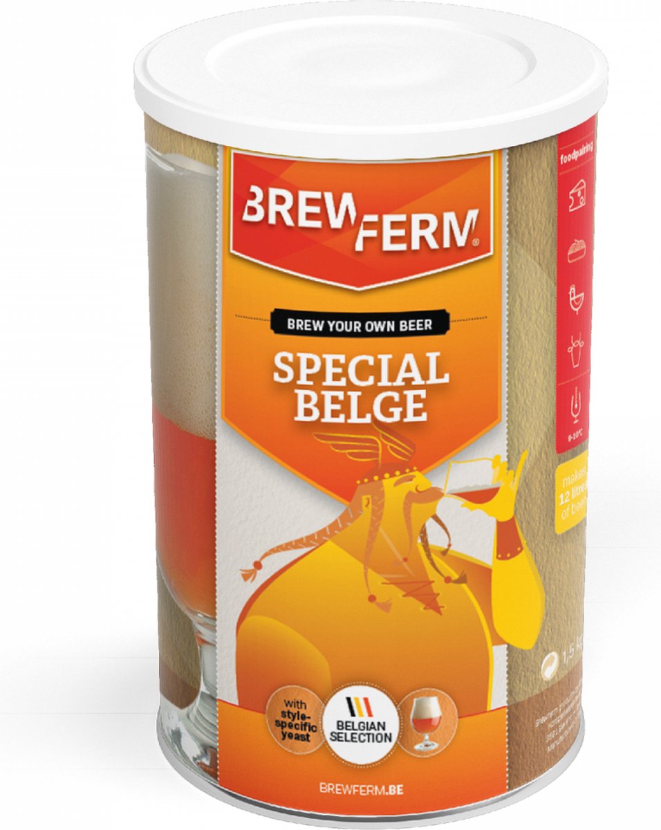 Brewferm® bierkit Special Belge - bier brouwen - amberkleurig bier - bierconcentraat - voor 12 liter bier