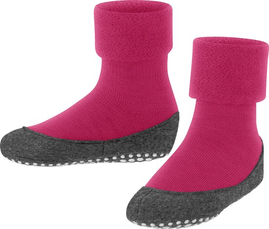 FALKE Cosyshoe Teens chaussettes antidérapantes en laine mérinos à pois pantoufles enfants violet - Taille 37-38