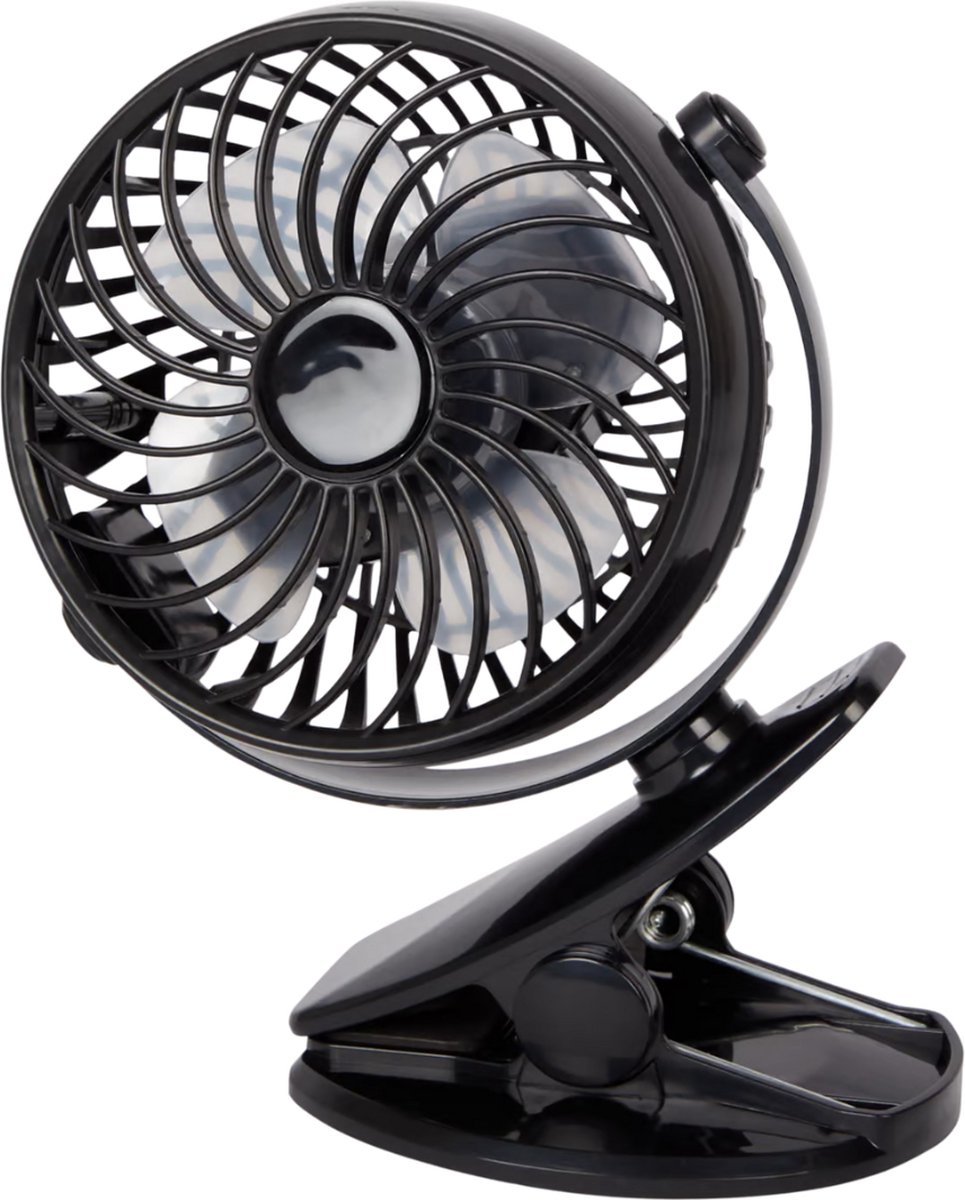 Kinzo Draagbare Ventilator met Clip - Afkoel ventilator - Voor op bureau - Zomercollectie - Warm