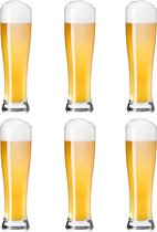 Verres à bière - Set de 6 pièces - 56,6cl - Verre à bière - Bières - Glas - 566ml - Pils - Ensemble de Verres - Haute Qualité - Demi Litre