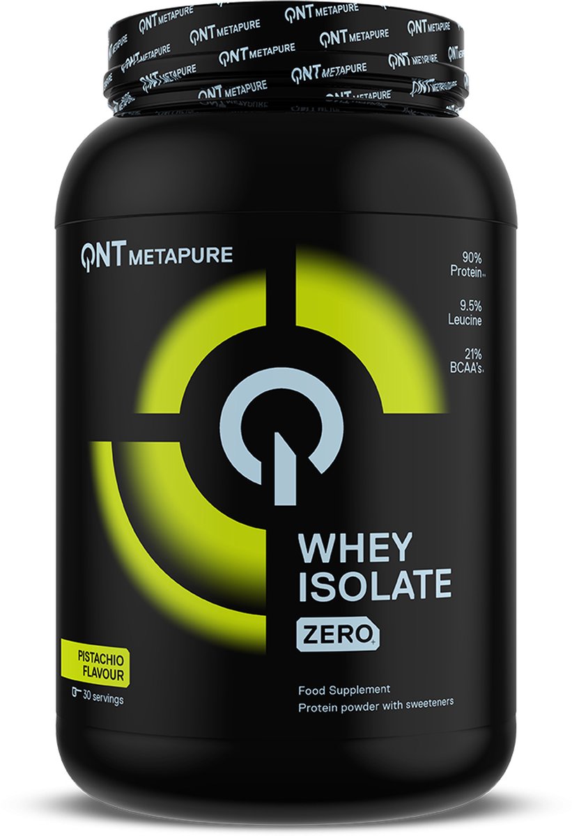Goedkoopste QNT Metapure Whey Protein Isolate 908 gram Pistache