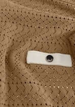 Liu Jo Crepe Fancy Lady Sweatere Tops & T-shirts Dames - Shirt - Beige - Maat M