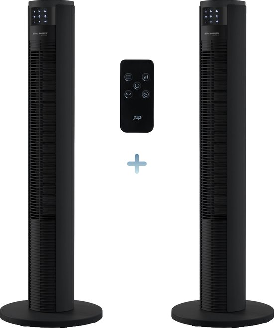 JAP Appliances Montreal – Torenventilator Afstandsbediening en Timer – 2 Stuks