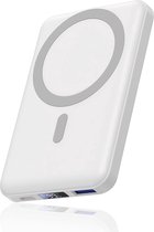 Draadloze Powerbank - Magnetische Draadloze Power Bank 10000 mAh - Draadloos Snel Opladen 15 W Draagbare Oplader Batterijpakket - PD 20 W & QC 22.5 W USB C voor iPhone 12/13 Pro - iPhone 12/13 Pro Max