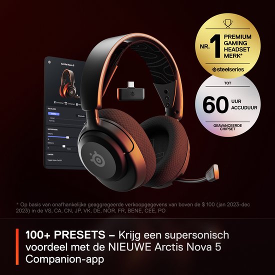 SteelSeries Arctis Nova 5 Wireless (Black) (3/8)