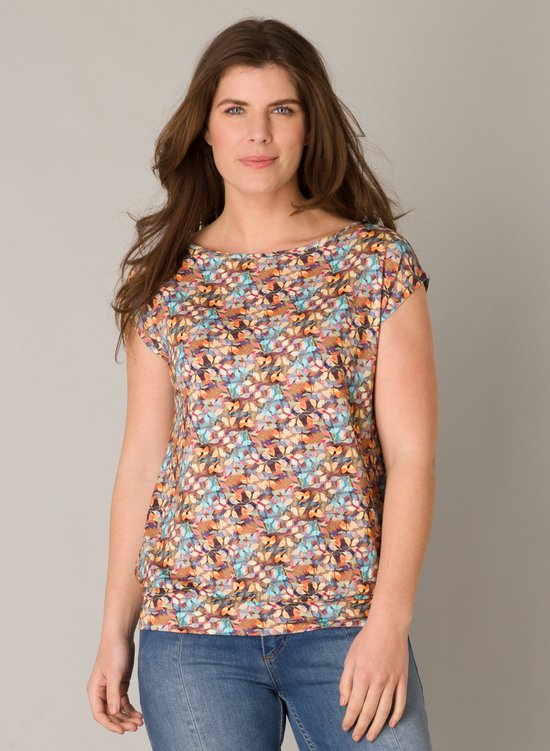 ES&SY Wendolyn Tops - Light Taupe/Multi