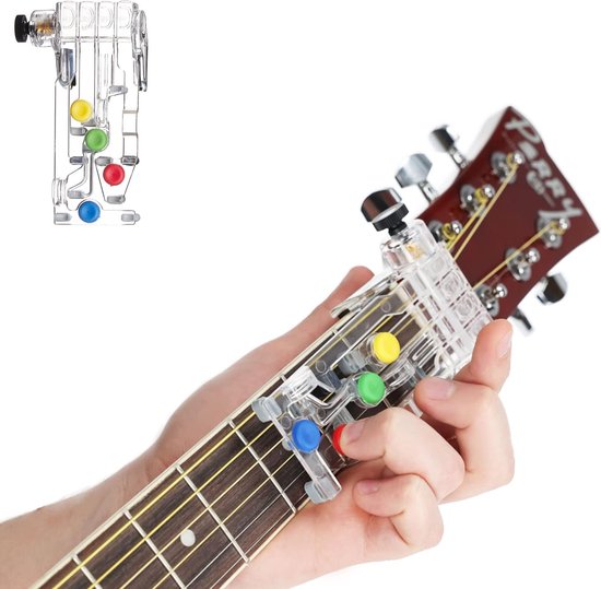 Foto: Ukelele gitaar leren spelen hulp accessoires voor akkoorden gadget gitaarakkoorden oefenhulpmiddelen