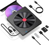 Externe DVD Speler voor Laptop - USB 3.0 - USB C - Plug & Play