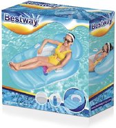 Bestway luxe relaxer - zwembad stoel - drijvend - blauw - 153 x 102 cm