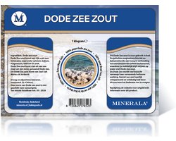 Minerala Dode Zeezout – 1 kg bijzonder mineraalzout uit de Dode Zee