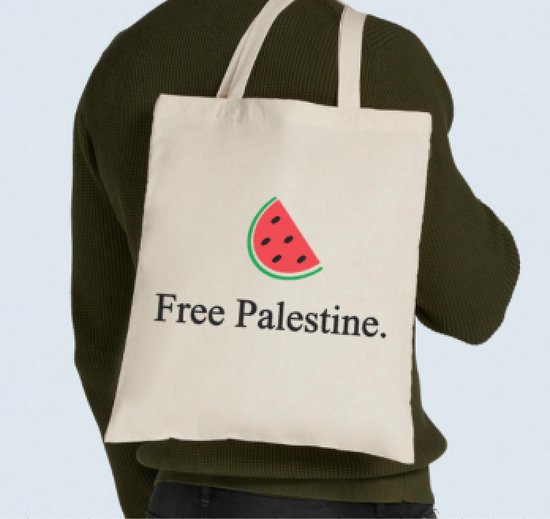 Shopper bag Palestina Palestine Watermeloen Free Palestina Free Palestine