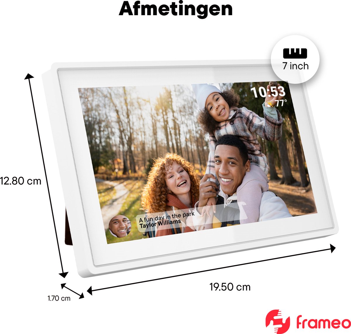 Denver Digitale Fotolijst 7 inch (EAN: ...5094) - afbeelding 2