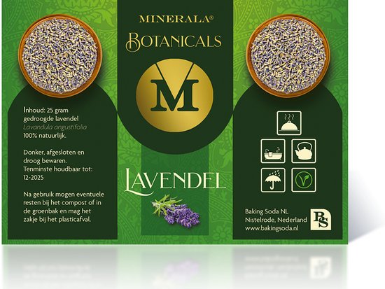 Foto: Gedroogde lavendel 25 gram lavender minerala botanicals