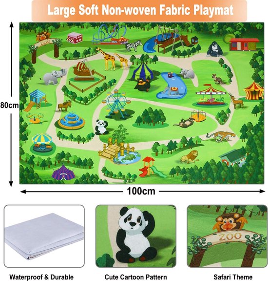 Mini Tudou Safari Tiere Spielfiguren 12 Stück Lesotho