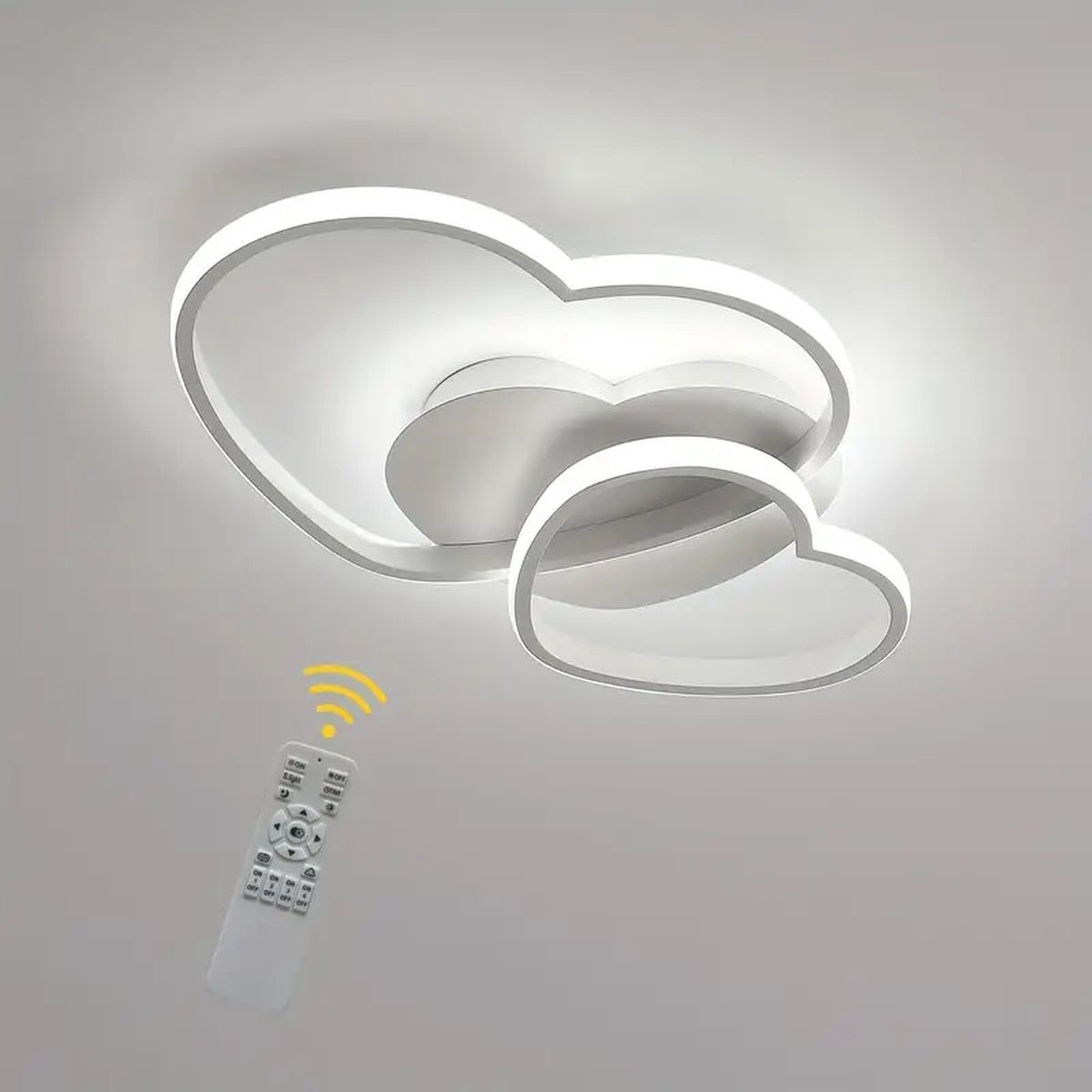 Zekei Wolkenplafondlamp - LED Plafond- plafondlamp kinderkamer 32W｜2700lm wolken plafond 42cm｜lamp kinderkamer met Dimbare Afstandsbediening｜Voor Kinderkamer & Slaapkamer