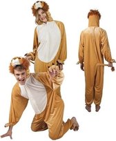 Onesie Leeuw volwassenen