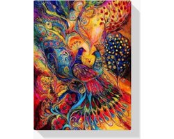 SEOS SHOP - Diamond Painting - Kleurrijke Pauw 40x50cm - Diamond Paintings - Diamond painting volwassenen