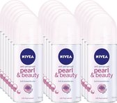 Nivea Deodorant Roller - Pearl & Beauty - Voordeelverpakking 18 x 50 ml