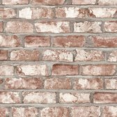 Dutch Wallcoverings vliesbehang baksteen - beige