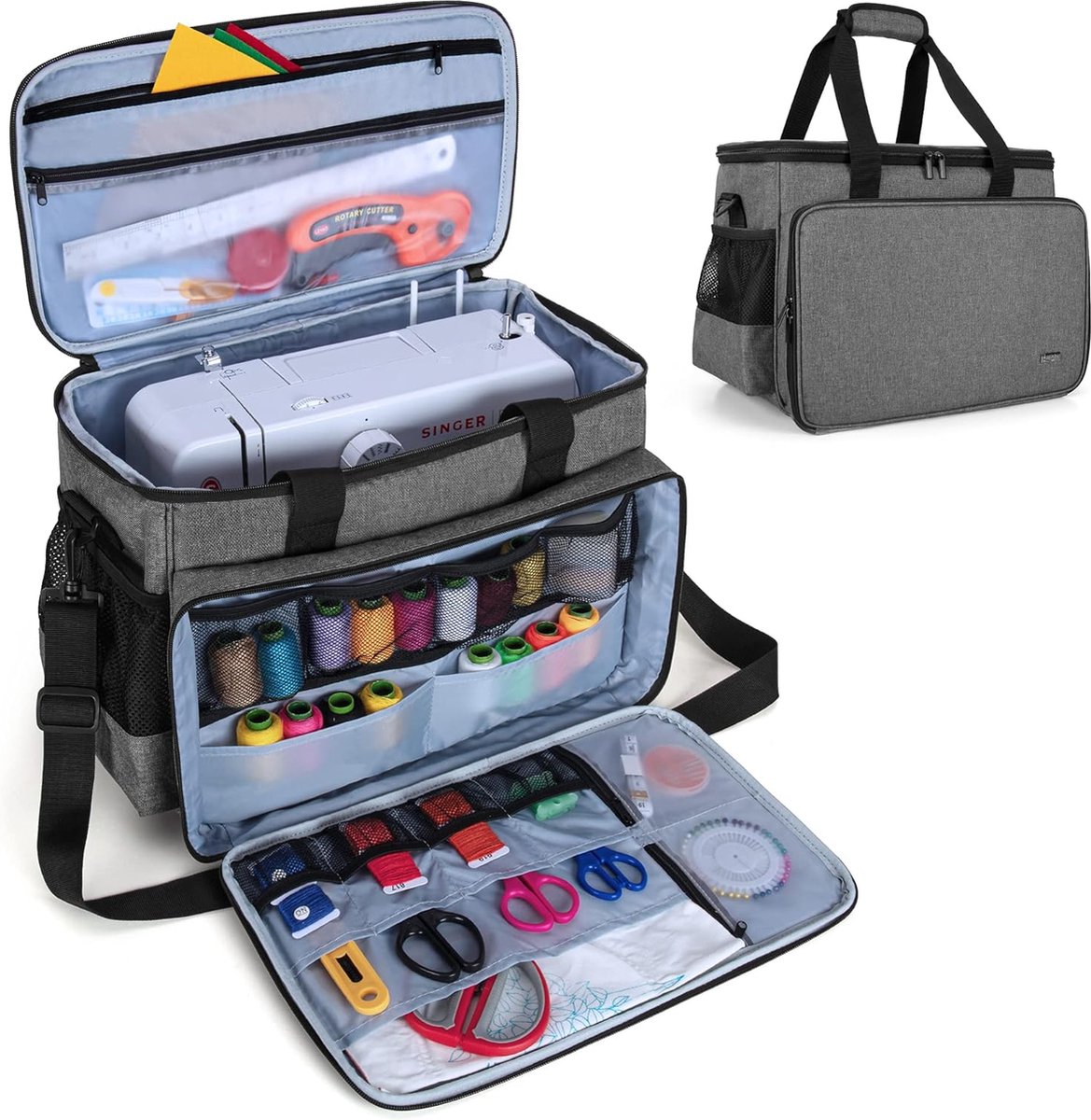 Naaimachinetas, naaimachineopbergtas, naaimachinetas voor naaiaccessoires