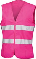 CHPN - Roze Hesje - Reflecterend vest - Veiligheidsvestje - Veiligheidshesje - Hesje - Fluoriserend hesje - Wegenbouw - Veiligheidsvest - XL - Verkeer