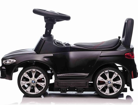 Bogi luxe loopauto - loopwagen - Babywalker - BMW M5 - Leren zitje - Luxe uitvoering - Goede kwaliteit - Zwart - Bogi