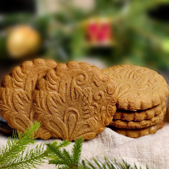 Reliëf deegroller met gegraveerd harten ontwerp - decoratieve